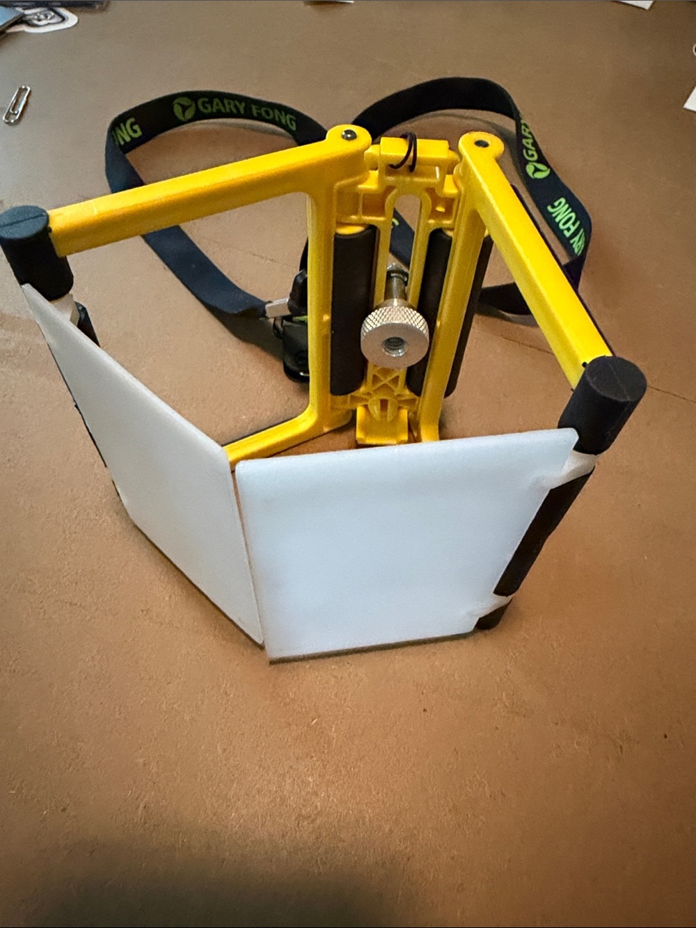 Flash Diffuser for camera Yellow Head Mount Bracket with White Panels